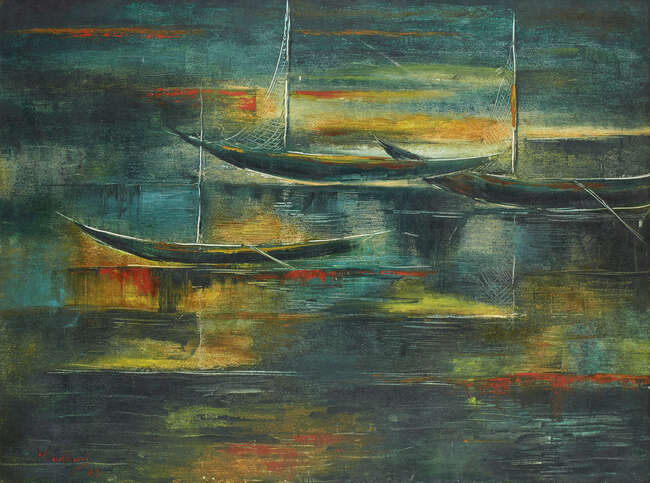 
	
		M. Bhaduri (India, 2002)
		 
		Untitled
		 
		 
		Oil on canvas
		 
		Signed...
