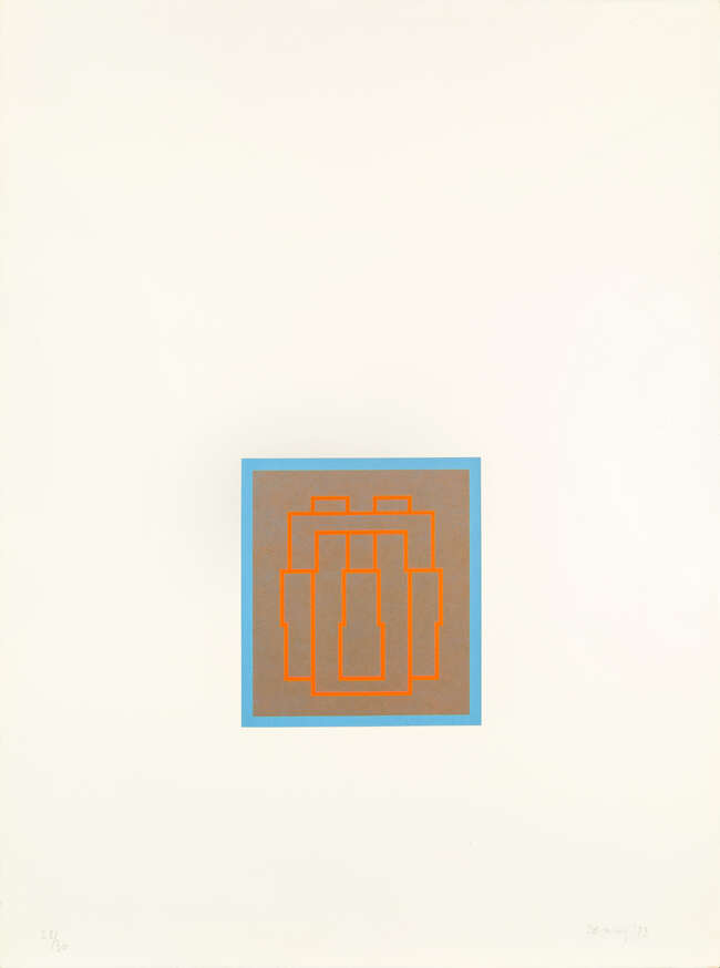 
	
		Robyn Denny, 
		British 1930-2014-
		 
		Portraits Series A: 1- 5, 1973;
		 
		five...