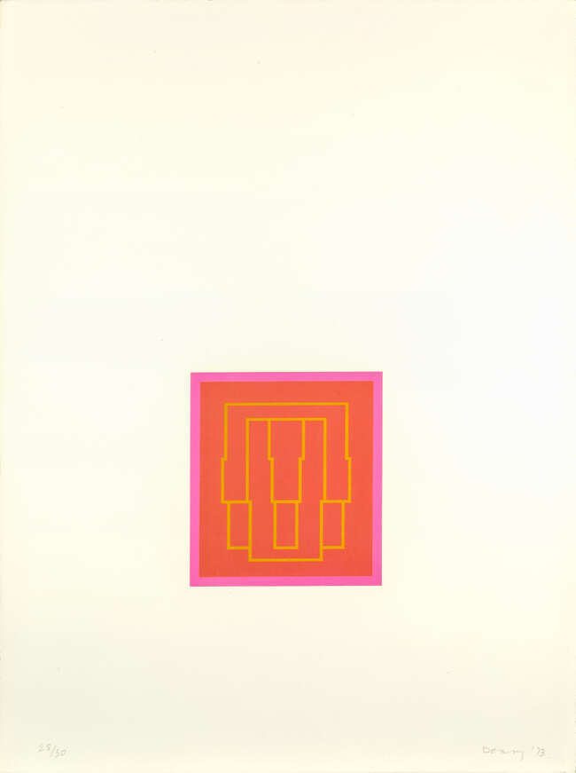 
	
		Robyn Denny, 
		British 1930-2014-
		 
		Portraits Series A: 1- 5, 1973;
		 
		five...