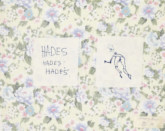
	
		Tracey Emin CBE RA, 
		British b.1963- 
		 
		Hades Hades Hades, 2009; 
		screenprint on...