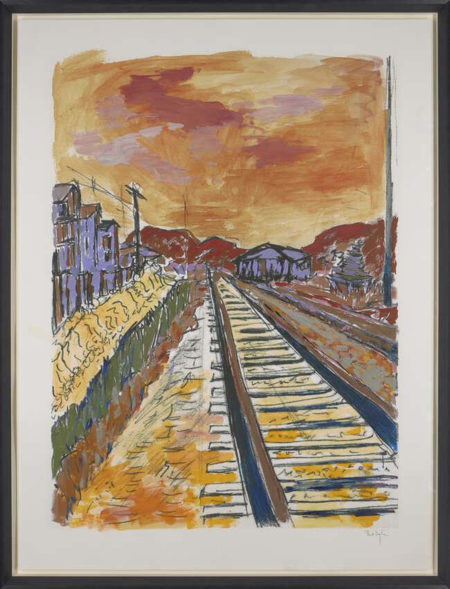 Bob Dylan, 
American b.1941- 
Side Tracks, 18 May 1976, Oklahoma City, Oklahoma; 
unique giclée...