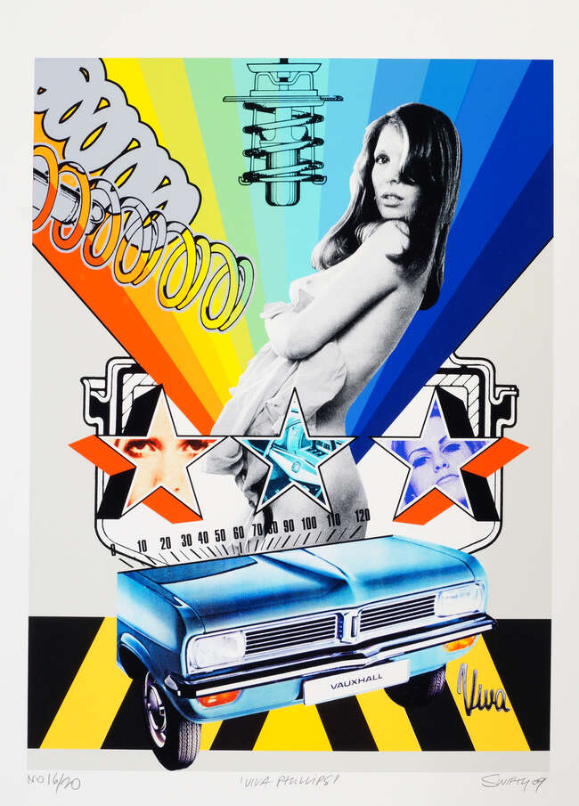 
	
		Ian 'Swifty' Swift, 
		British b.1952- 
		Viva Phillips, 2009; 
		inkjet print in colours,...