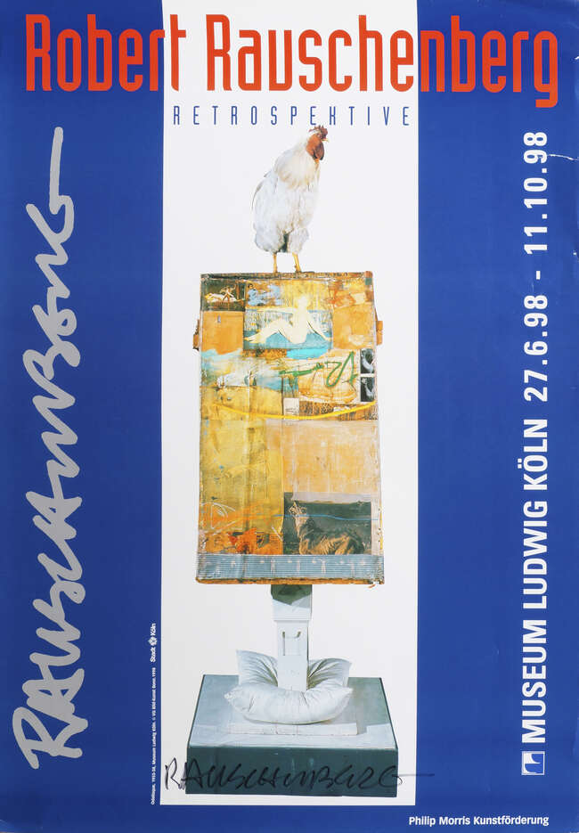 
	
		Robert Rauschenberg, American 19252008- Retrospective - Odalisque, 1998; offset lithographic...