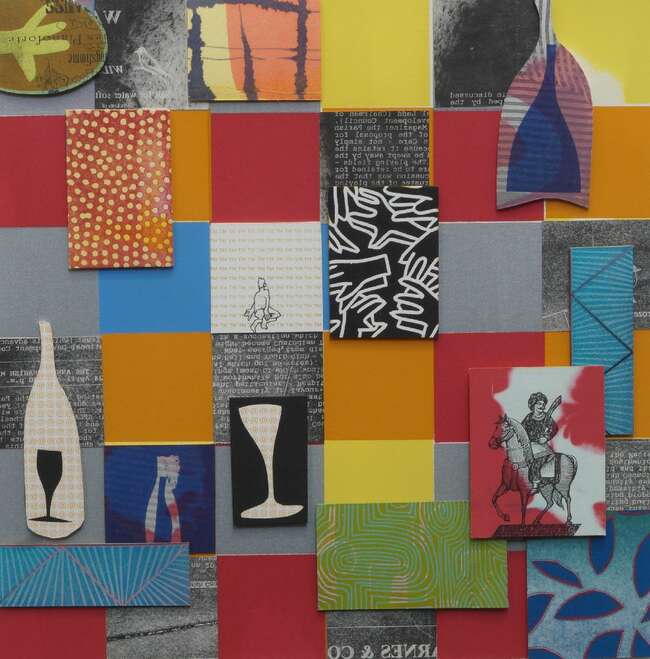 
	
		Dale Devereux Barker, British b.1962- "Freaks and Geeks"; mixed media, signed and dated...