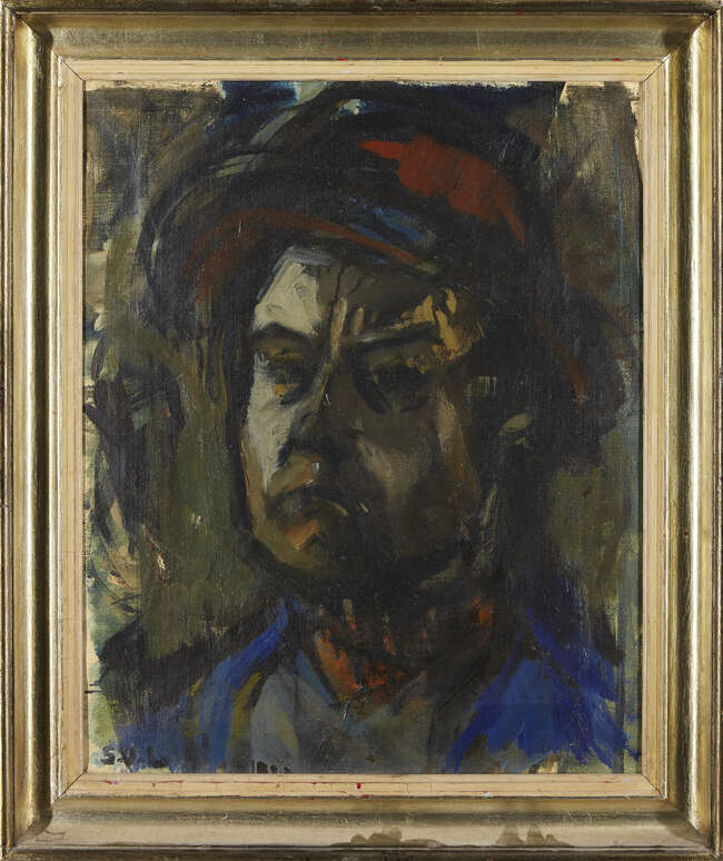 
	
		Sigurd Valdemar Lonholdt, 
		Danish 1910-2001 - 
		 
		Self portrait of the artist...