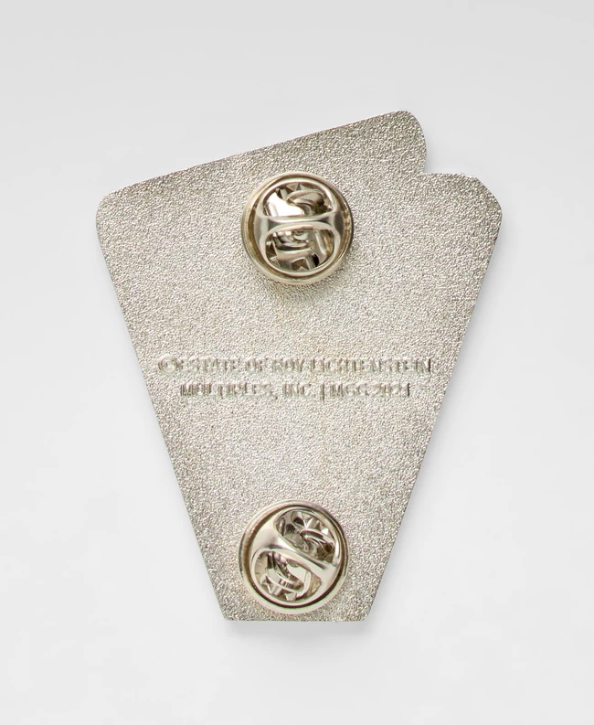 To Be Sold with No Reserve: Roy Lichtenstein, American 1923-1997, Modern Head Pin Brooch, 2021; 