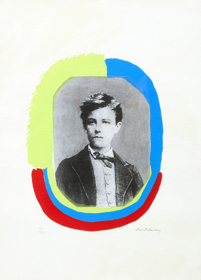 Sonia Delaunay, French 1885-1979, Portrait of Arthur Rimbaud, from Les Illuminations, 1973; 