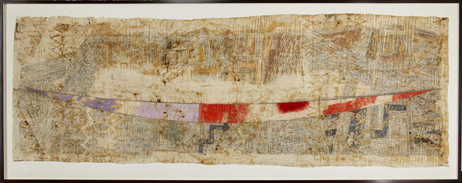 
	
		Karel Nel, 
		South African b.1955-
		 
		Song of the Voyage- Oceania 1995/...