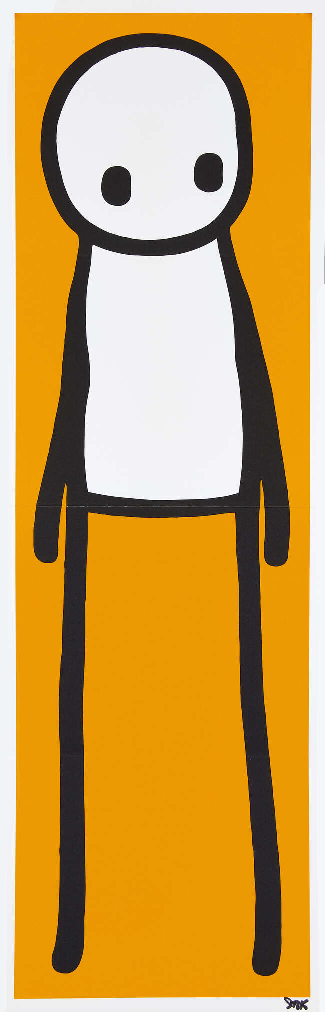 
	
		Stik, 
		British b.1985- 
		 
		Standing Figure (Orange), 2015; 
		 
		offset...