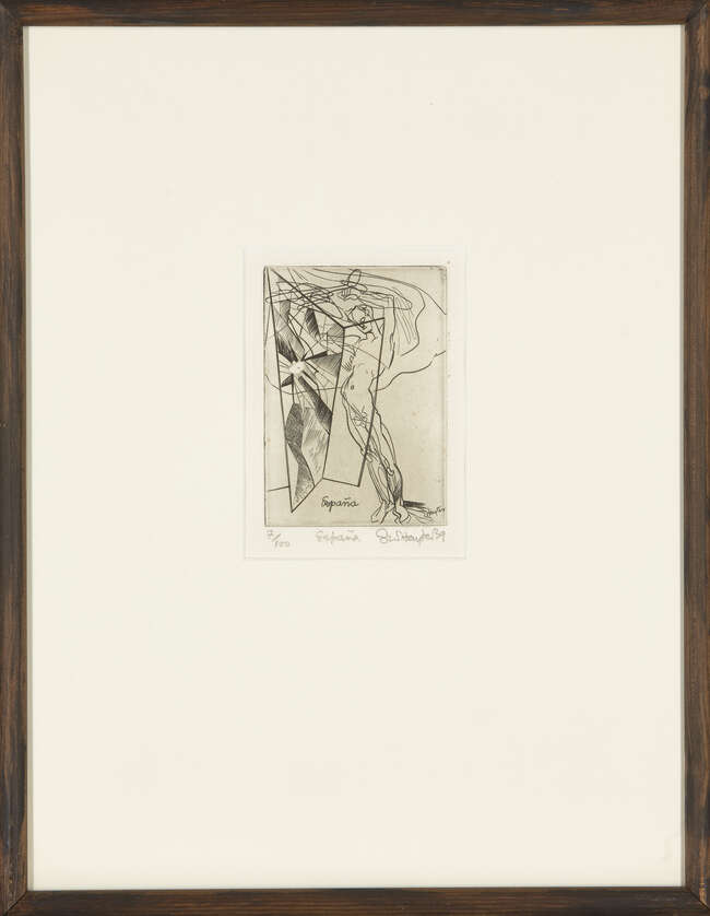 
	
		Stanley William Hayter CBE, 
		British 1901-1988; 
		 
		España [Black & Moorhead 127],...