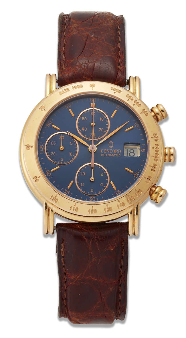 
	
		Concord, A chronograph automatic wristwatch, by Concord, ref. 50-A7-210/1, retailed by...