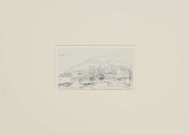 
	
		Edward William Cooke RA, 
		British 1811-1880- 
		 
		Dartmouth, 
		 
		pencil on...