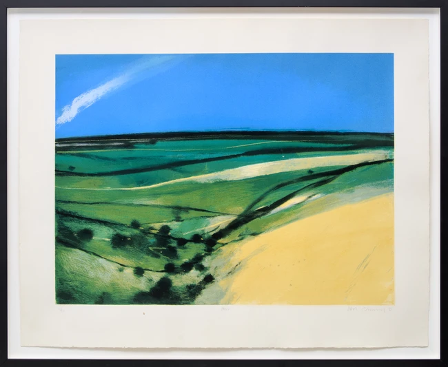 Neil Canning, British b.1960- Moor; Branch, 1995; two screenprints in colours on wove, both...