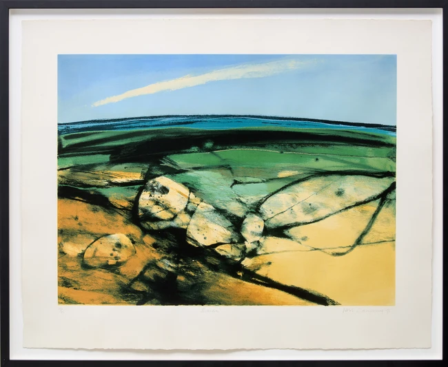 Neil Canning, British b.1960- Moor; Branch, 1995; two screenprints in colours on wove, both...