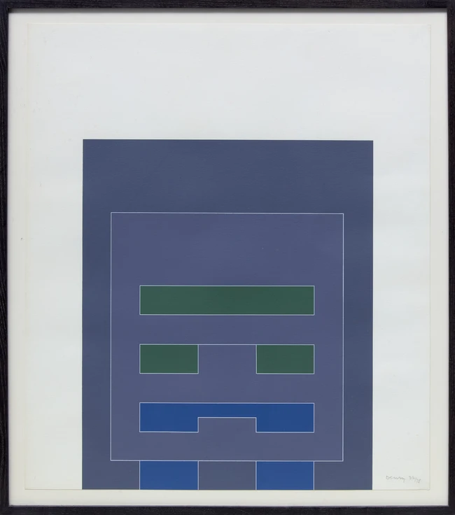 Robyn Denny, British 1930-2014, Untitled, from the Waddington Suite, 1968; screenprint in colours...