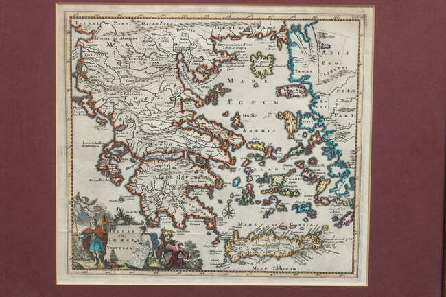 
	
		Philipp Cluverius, Dutch, late 17th/18 century- "Hellas Seu Graecia Vniversa" and "Summa...