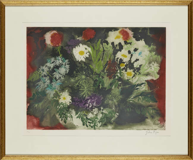 
	
		John Piper CH,
		British 1903-1992-
		 
		Late Summer Flowers [Levinson 419],...