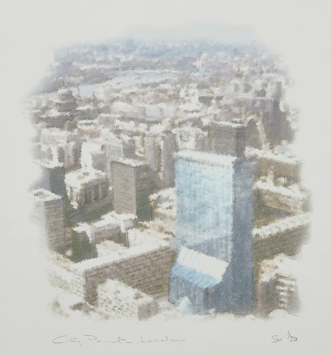 To Be Sold with No Reserve: British School, 21st Century 
City Point, London;  
lithograph...