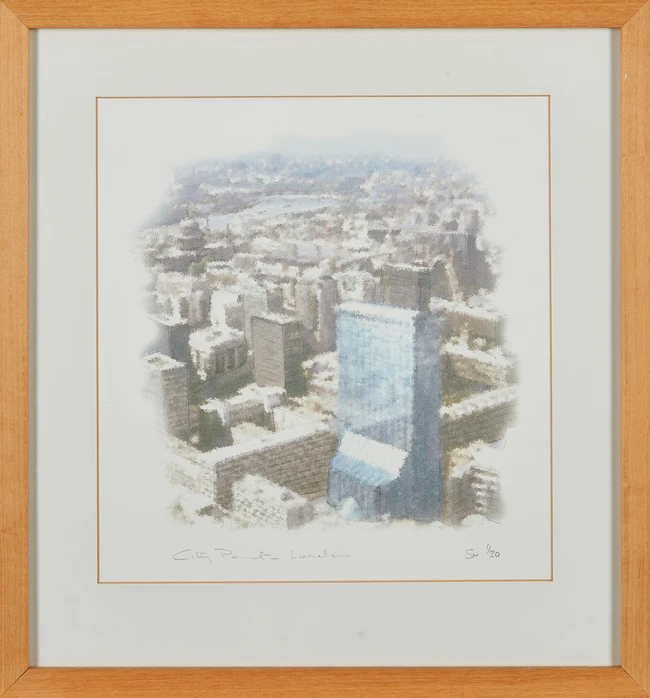 To Be Sold with No Reserve: British School, 21st Century 
City Point, London;  
lithograph...