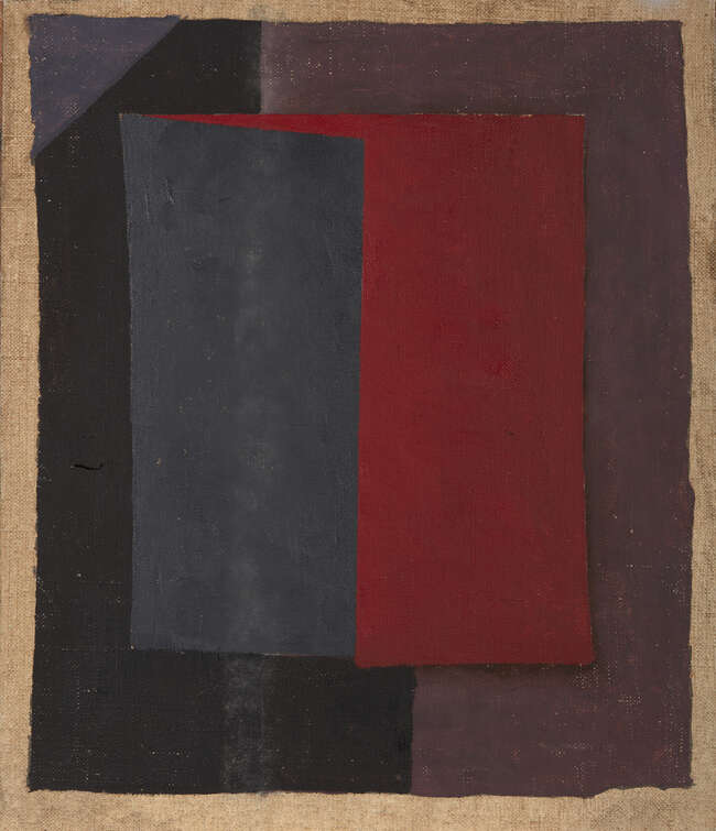 
	
		Peter Haigh, 
		British 1914-1994 - 
		 
		No. 11 - Abstract Composition red,grey,...
