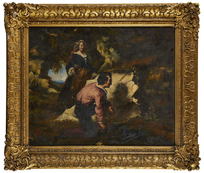 
	
		John Ritchie, 
		Scottish act. 1858-1875- 
		 
		Mon Amour pour Marianna vivera...