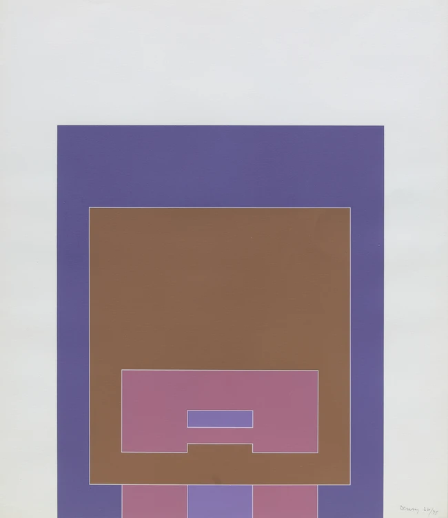Robyn Denny, British 1930-2014, Untitled, from the Waddington Suite, 1968; screenprint in colours...
