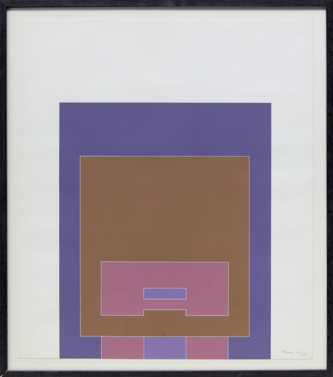 Robyn Denny, British 1930-2014, Untitled, from the Waddington Suite, 1968; screenprint in colours...