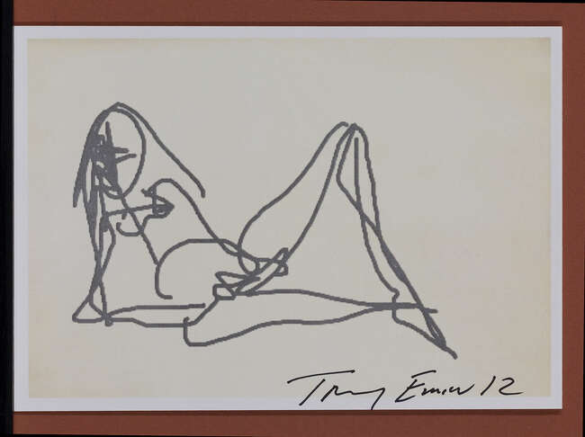 
	
		Tracey Emin CBE RA,
		British b.1963-
		 
		iPad Postcard Sketches, The Art Car Boot...