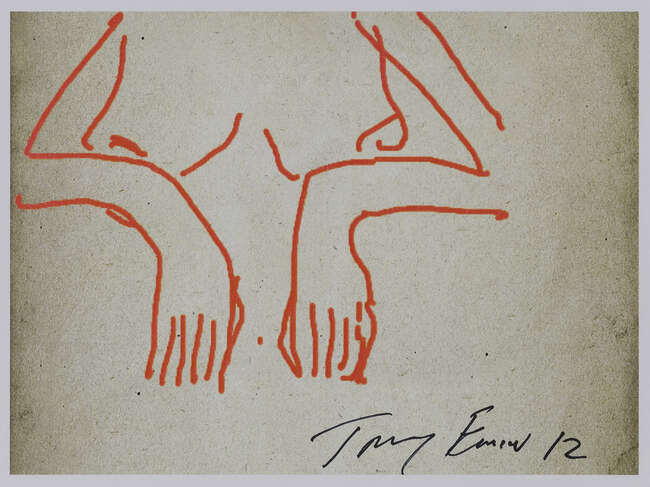 
	
		Tracey Emin CBE RA,
		British b.1963-
		 
		iPad Postcard Sketches, The Art Car Boot...