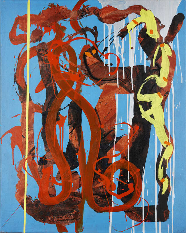 
	
		Maurice Cockrill RA, 
		British 1936-2013  
		 
		Ascending Yellow, 2009; 
		 
		oil...