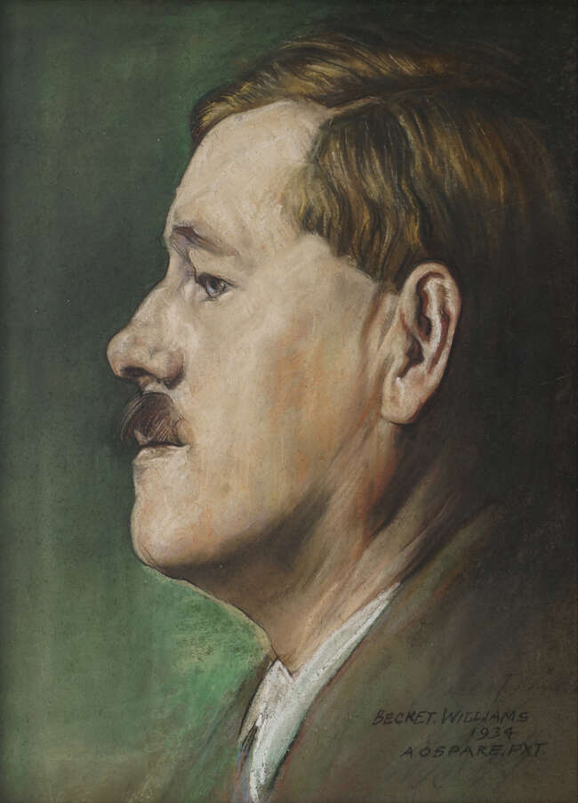 
	
		Austin Osman Spare,
		British 1886-1956-
		 
		Becket Williams, 1934;
		 
		pastel on...