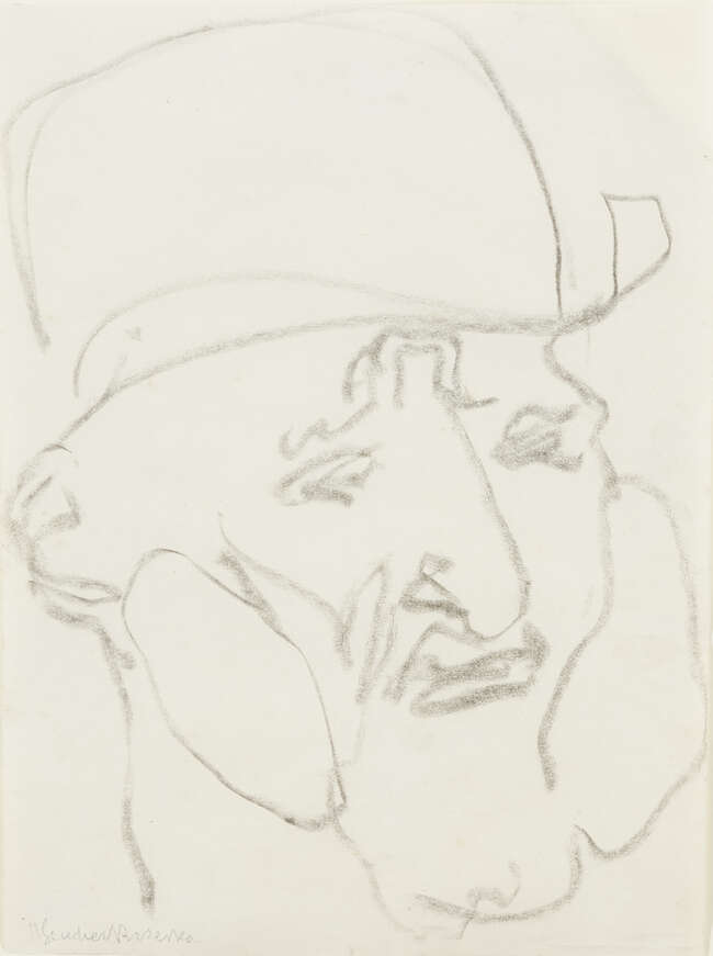 
	
		Henri Gaudier-Brzeska, 
		French 1891-1915-
		 
		Head of Horace Brodzky; 
		 
		