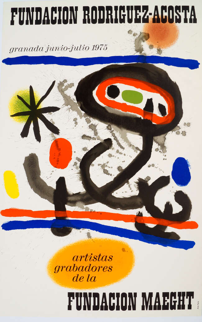 
	
		Joan Miró, 
		Spanish 1893-1983- 
		 
		Fundacion Rodriguez-Acosta, Granada...