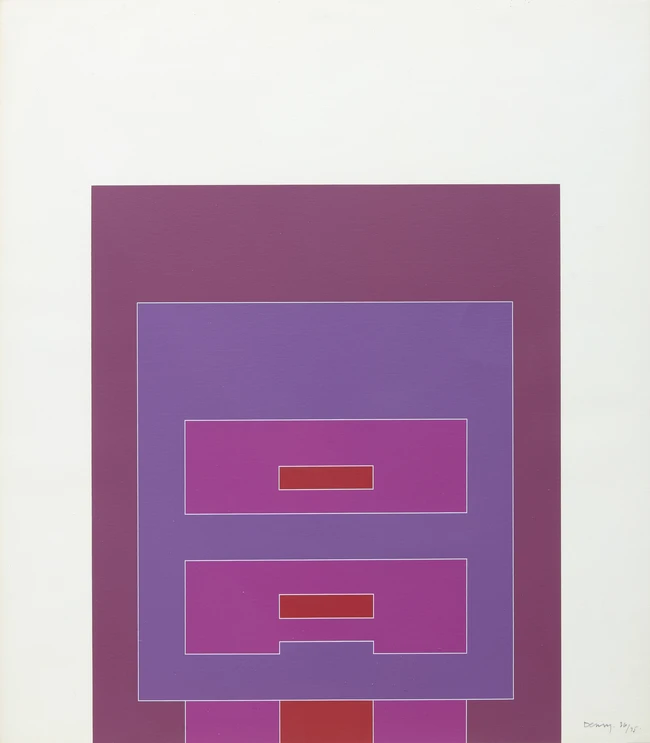 Robyn Denny, British 1930-2014, Untitled, from the Waddington Suite, 1968; screenprint in colours...