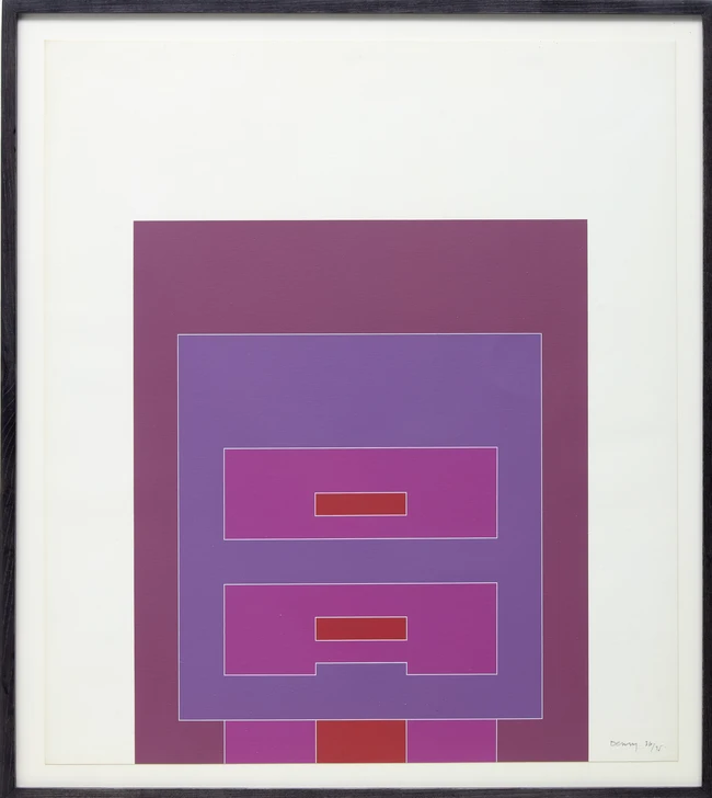 Robyn Denny, British 1930-2014, Untitled, from the Waddington Suite, 1968; screenprint in colours...