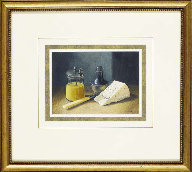 
	
		Tim Gustard, 
		British b.1954- 
		
		English Mustard;
		
		acrylic on board, signed,...