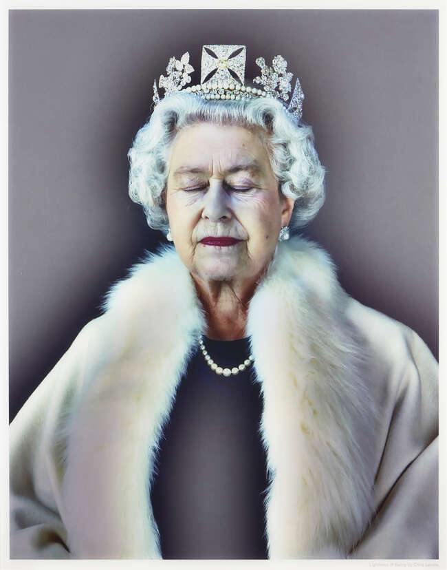 Chris Levine, Canadian b. 1960- Lightness of being, 2021;diasec-mounted giclée print on aluminium...