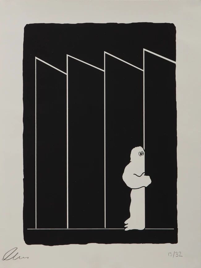Masatsuna Fujimoto, Japanese b.1980- Curiosity, 2022; screenprint on wove, signed and numbered...