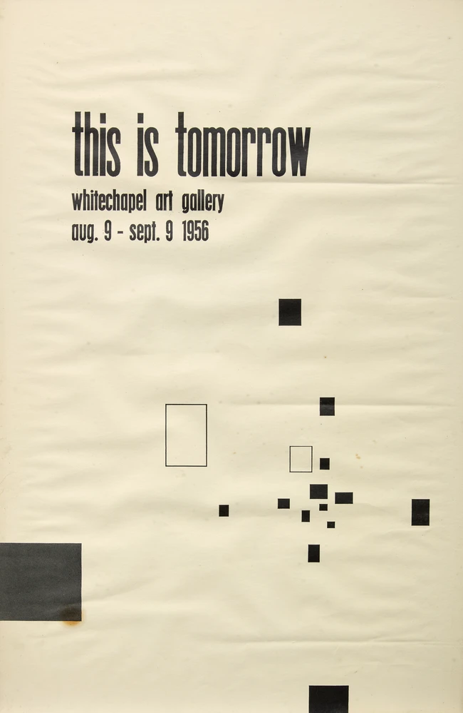 Adrian Heath, British, 1920-1992, This is tomorrow, 1956; monochrome screenprint for Whitechapel...