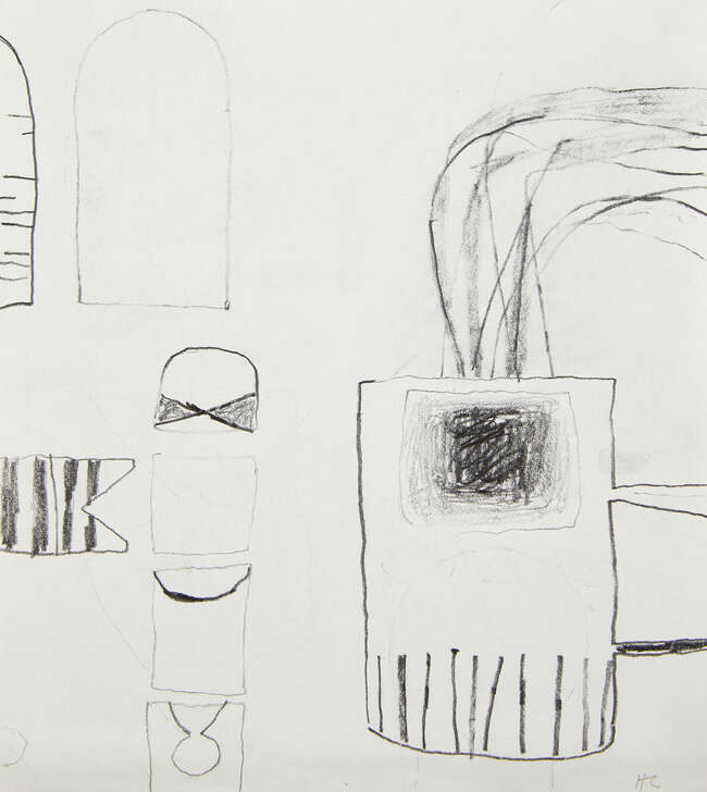 
	
		Henry Cliffe, 
		British 1919-1983- 
		Lyme Regis, 1952; 
		pencil, signed, titled and...