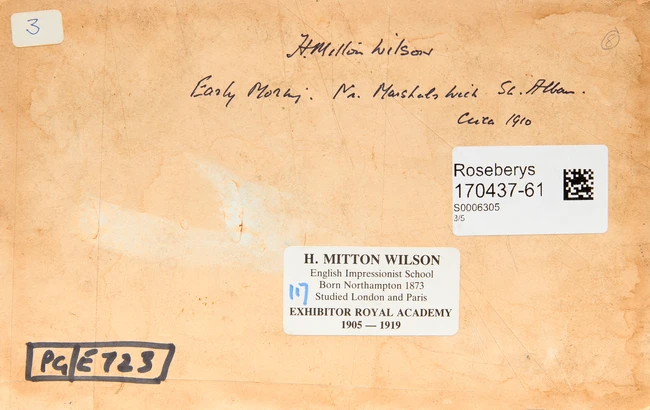 To Be Sold with No Reserve: Harry Mitton Wilson, British 1873-1923 - Five works including...