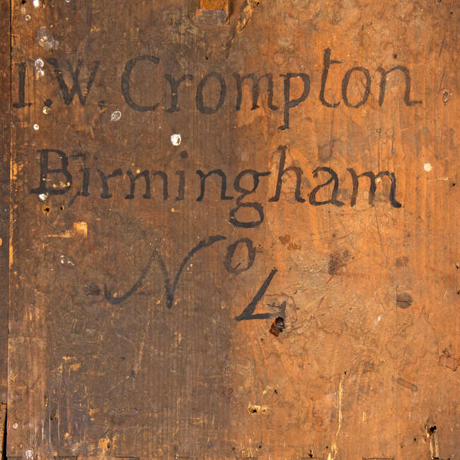 
	
		A George III mahogany breakfront bookcase, late 18th century, the fluted cornice above...