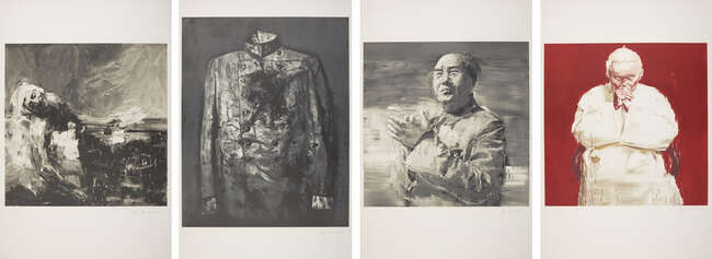 
	
		Yan Pei-Ming, 
		Chinese b.1960- 
		 
		Idols, 2013; 
		 
		the complete portfolio of...