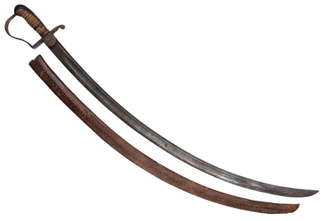
	
		A sword from the Ethiopian Guard, Mehal Sefari, of Emperor Menelik II, Ethiopia, 19th...