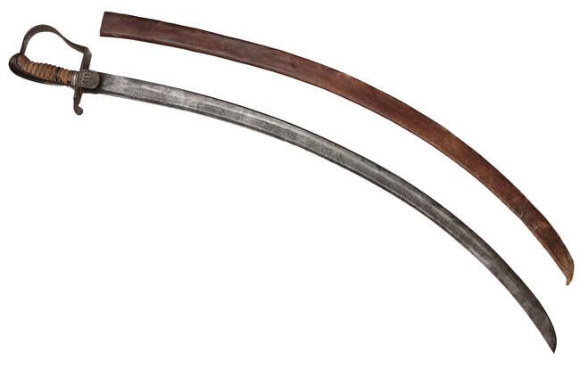 
	
		A sword from the Ethiopian Guard, Mehal Sefari, of Emperor Menelik II, Ethiopia, 19th...