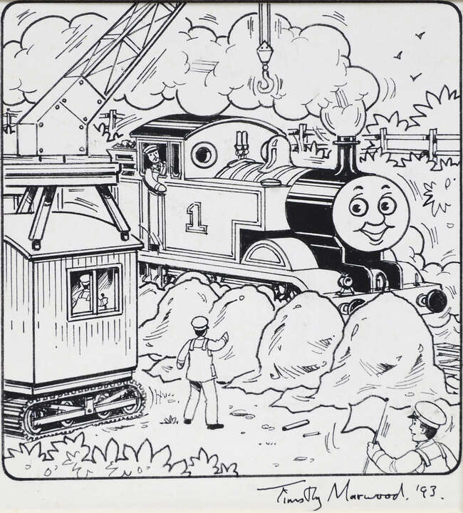 
	
		Timothy Marwood,
		British 1954-2008-
		 
		Thomas the Tank Engine, 1993;
		 
		