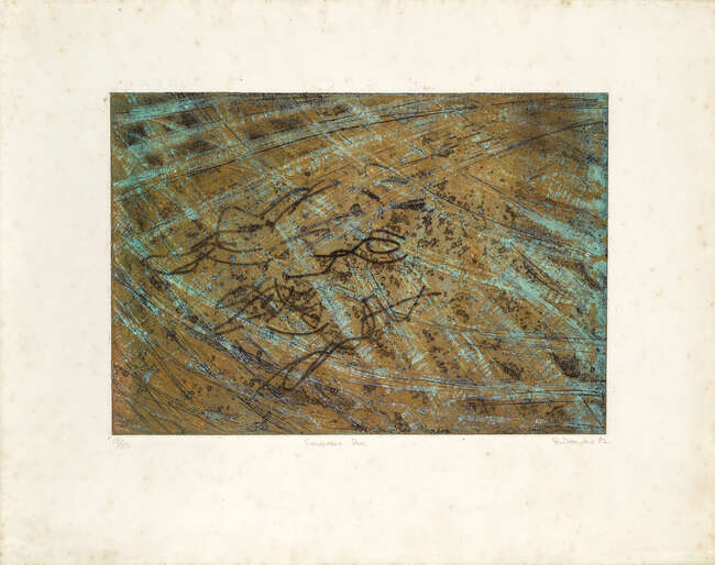 
	
		Stanley William Hayter CBE, 
		British 1901-1988- 
		 
		Sargasso Sea [Black &...