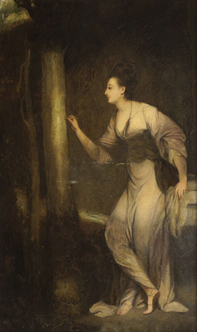
	
		After Sir Joshua Reynolds PRA, 
		British 1723-1792-
		 
		Mrs Richard Bennett Lloyd,...