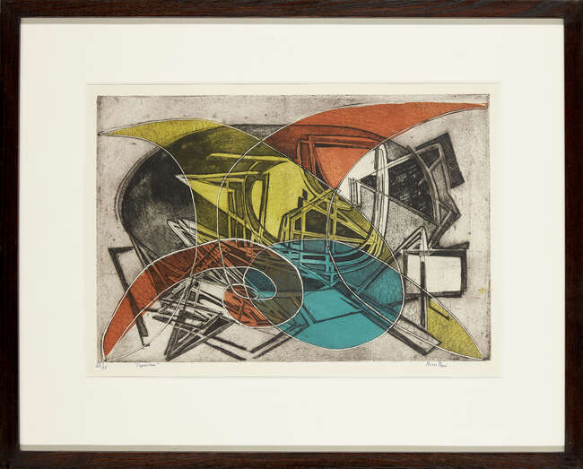 
	
		Nina Negri,
		Argentinean 1909-1981-
		 
		Capricorne, c.1950;
		 
		etching in...