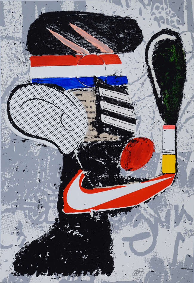 
	
		Bäst, 
		American 20th/21st century-
		 
		The Puff, 2018;
		 
		screenprint in...